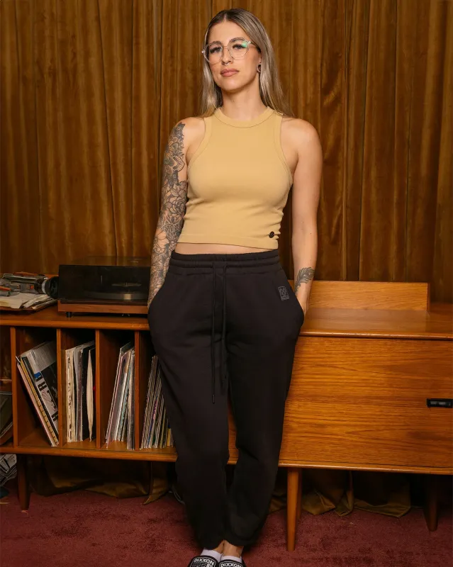 Women's Pocket Sweatpants - Black made by Dixxon