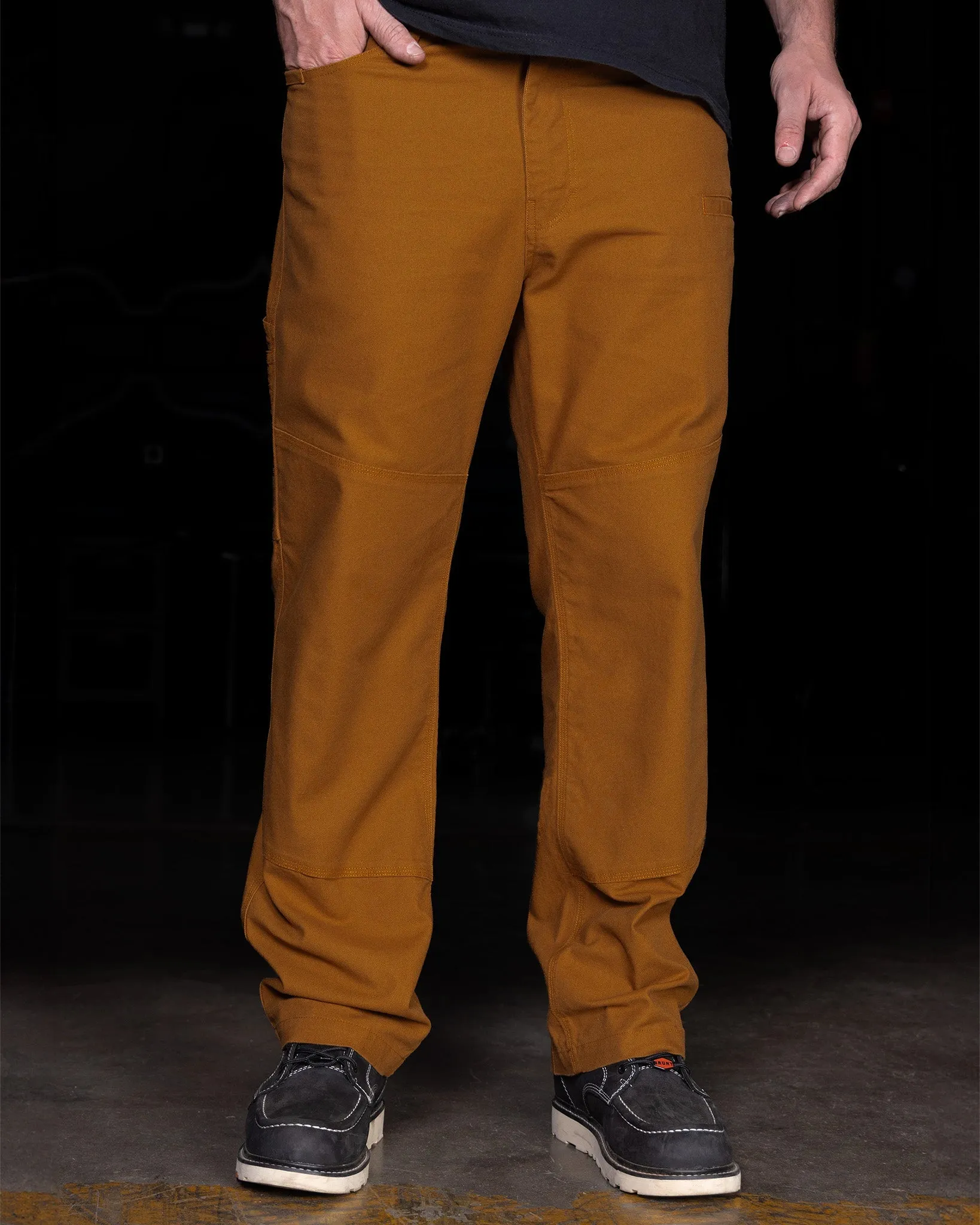 Canvas Work Pants - Camel sold by Dixxon