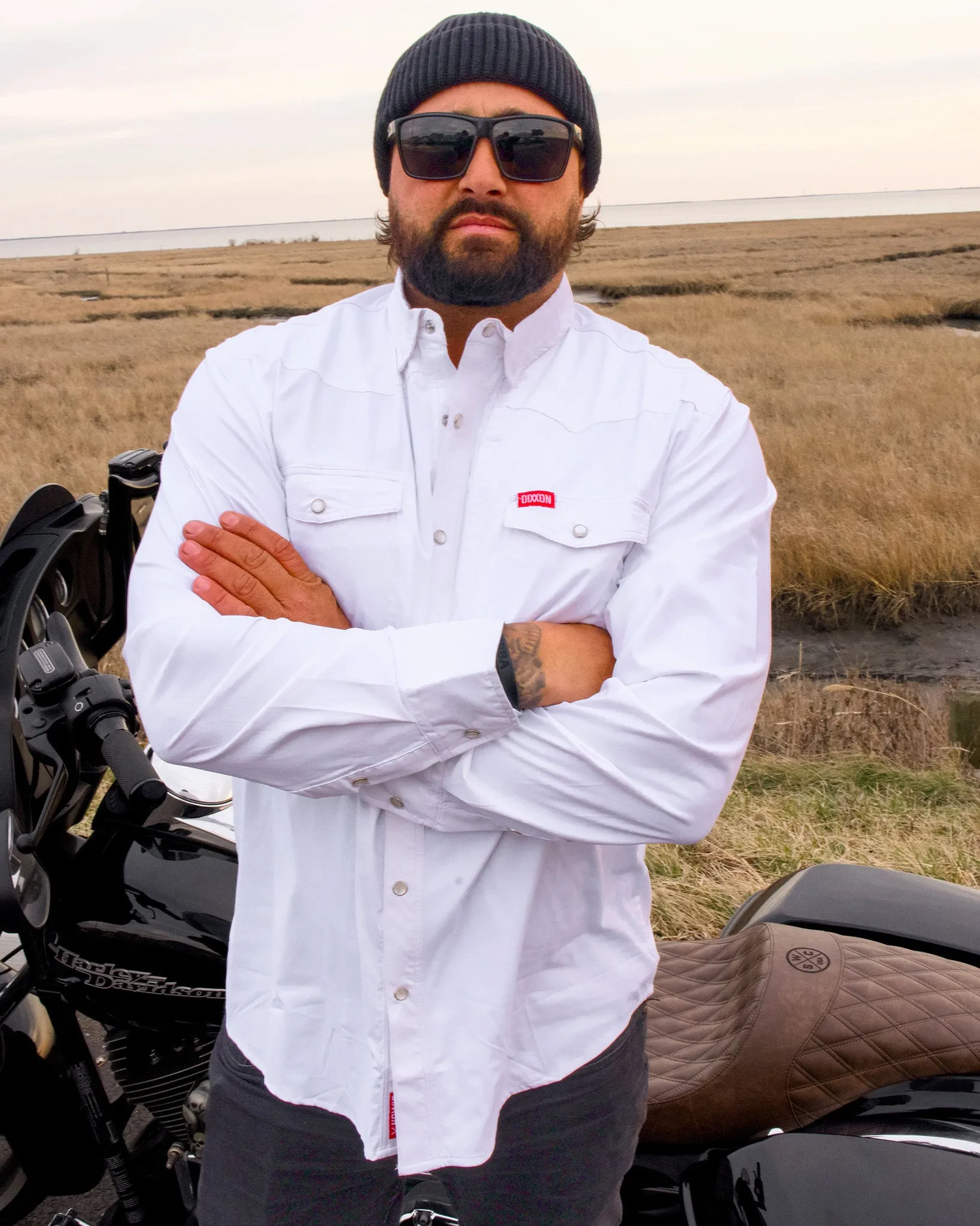 Outdoorsman Performance Long Sleeve - White sold by Dixxon product image thumbnail 2