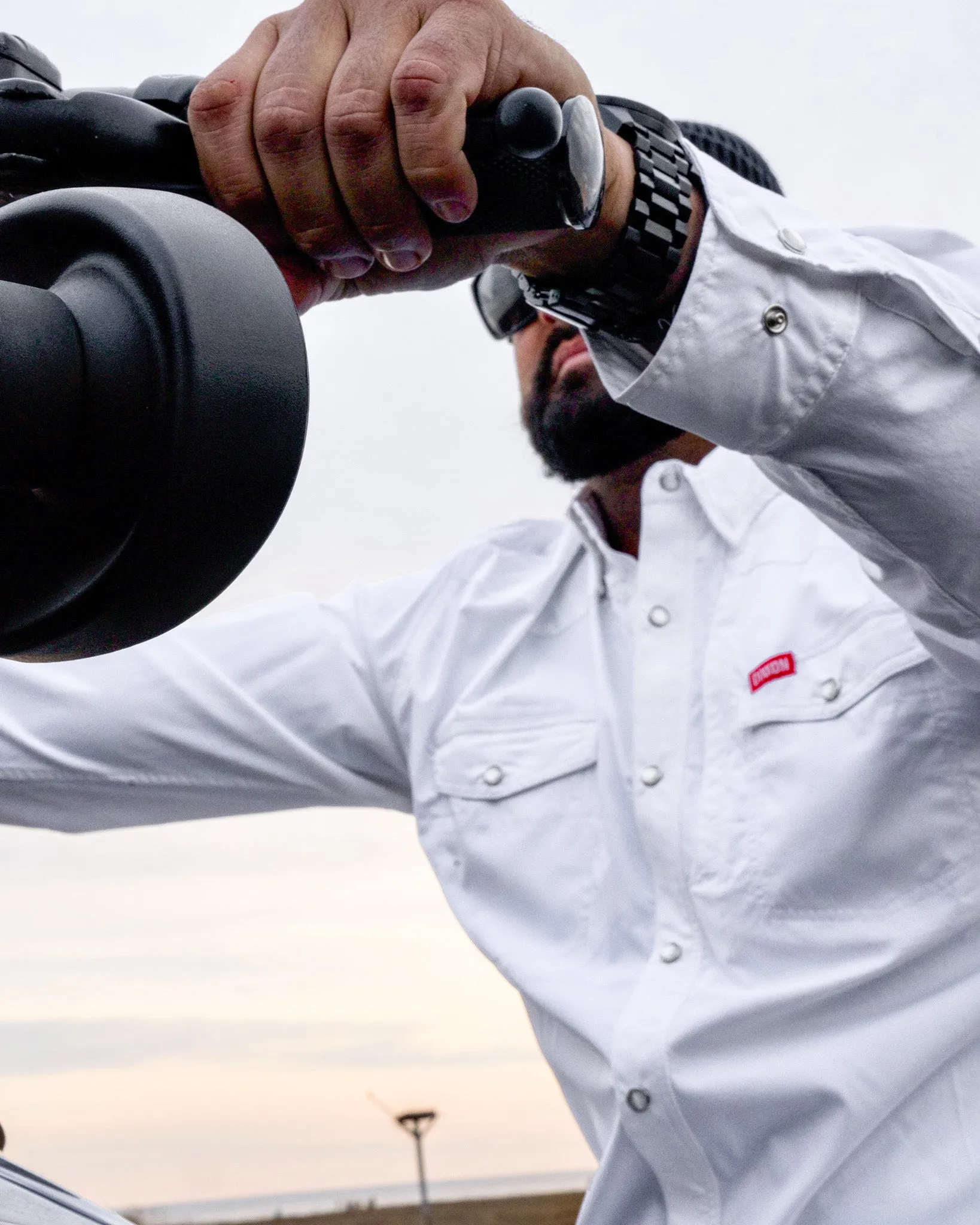 Outdoorsman Performance Long Sleeve - White sold by Dixxon product image thumbnail 5