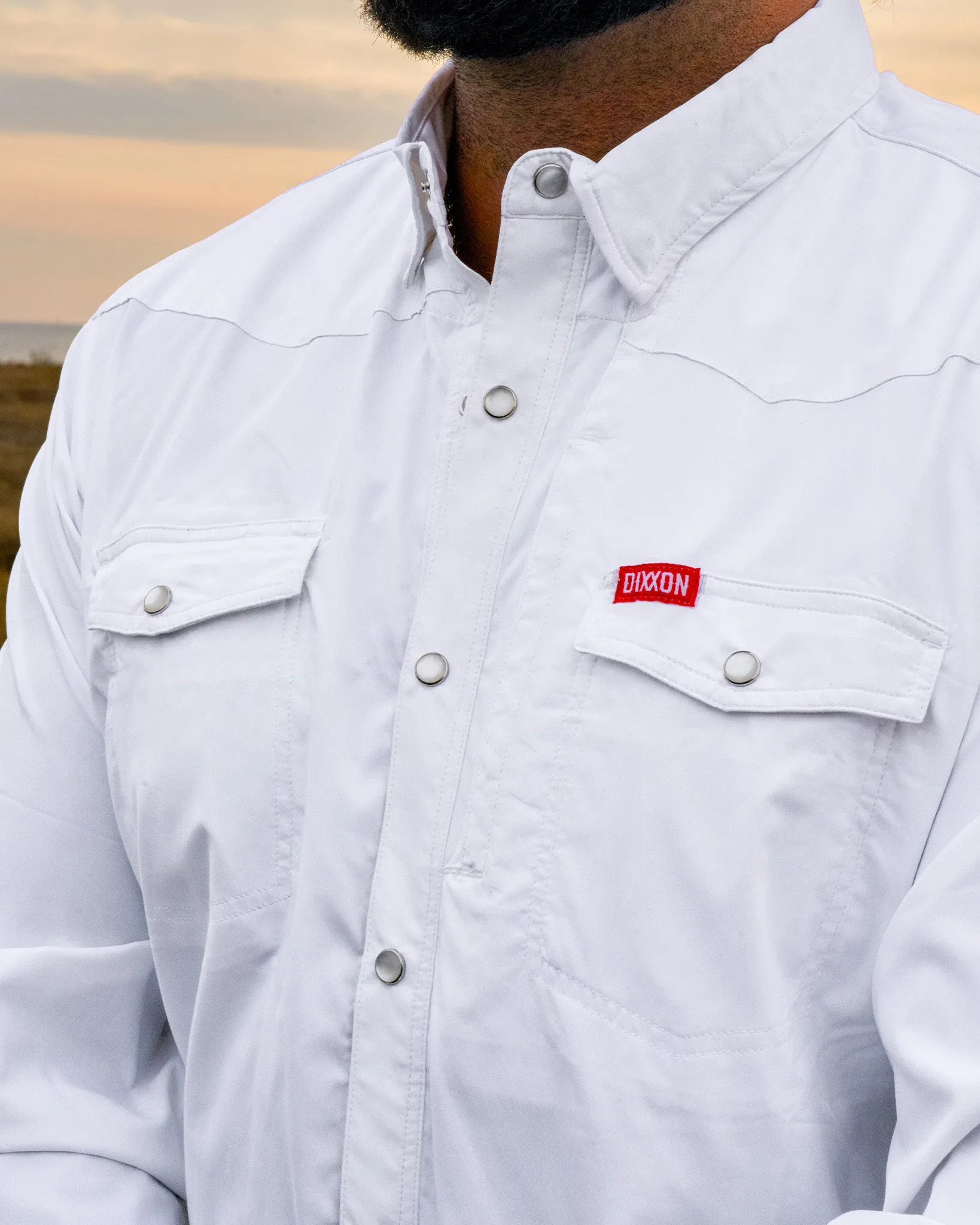 Outdoorsman Performance Long Sleeve - White sold by Dixxon product image thumbnail 4