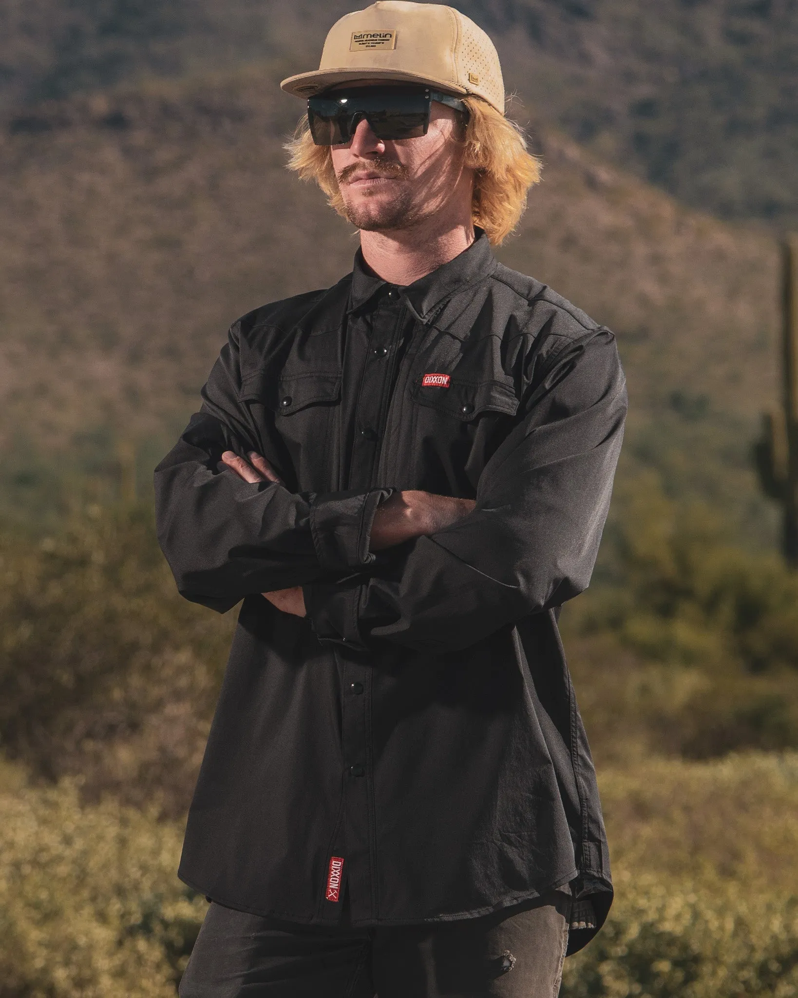 Outdoorsman Performance Long Sleeve - Black sold by Dixxon