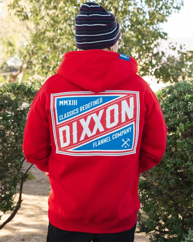 Red, White, & Blue Classics Zip Up Hoodie - Red sold by Dixxon