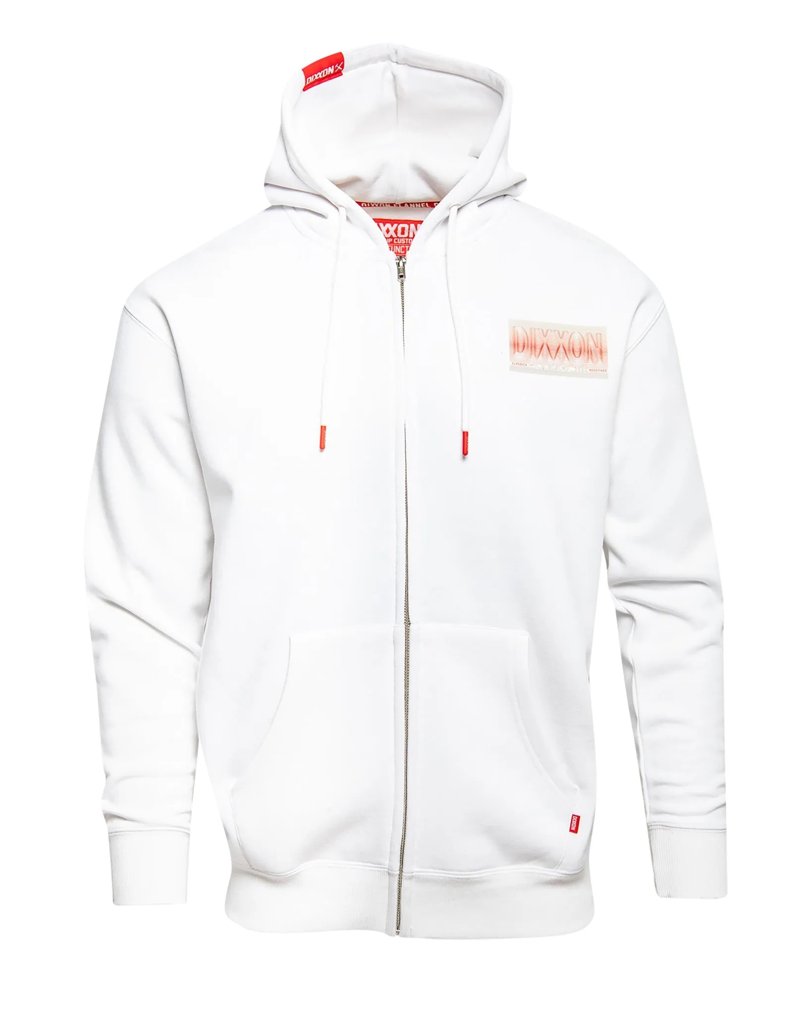 Red Epicenter Zip Up Hoodie - White sold by Dixxon product image thumbnail 3