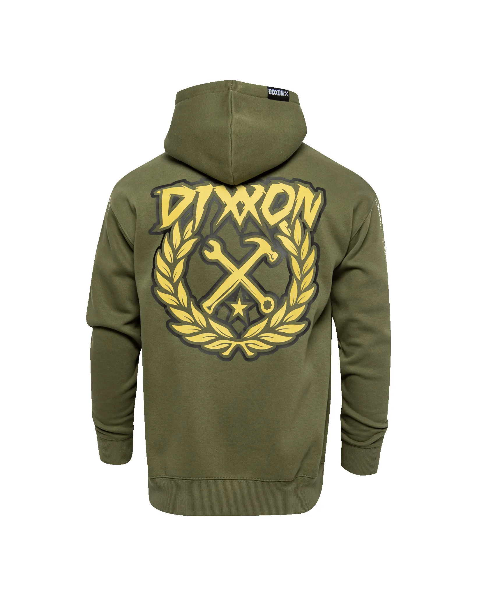 Tan Sketchy Crest Zip Up Hoodie - O.D. Green sold by Dixxon product image thumbnail 2