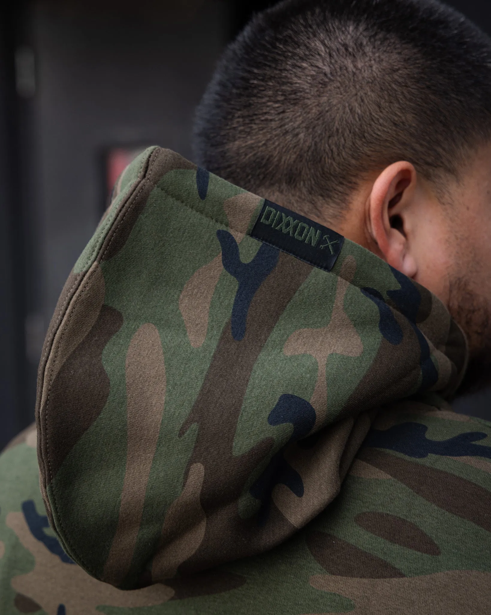 Orange Bolt Pullover Hoodie - Green Camo sold by Dixxon product image thumbnail 5