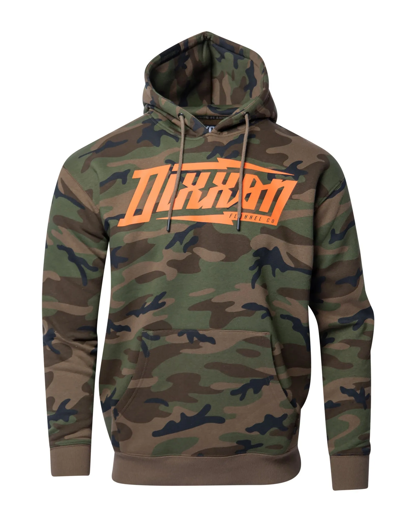 Orange Bolt Pullover Hoodie - Green Camo sold by Dixxon product image thumbnail 2