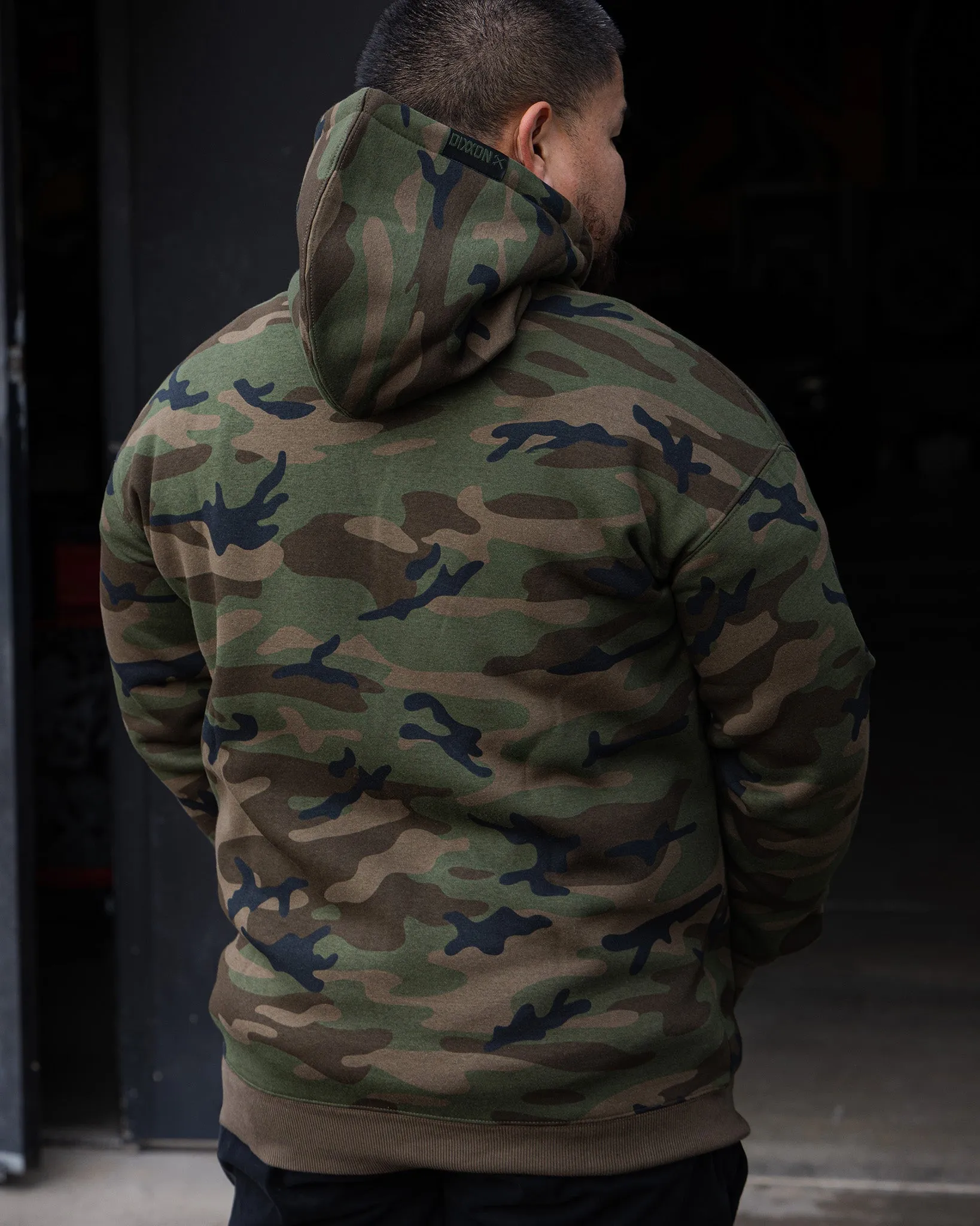 Orange Bolt Pullover Hoodie - Green Camo sold by Dixxon product image thumbnail 4