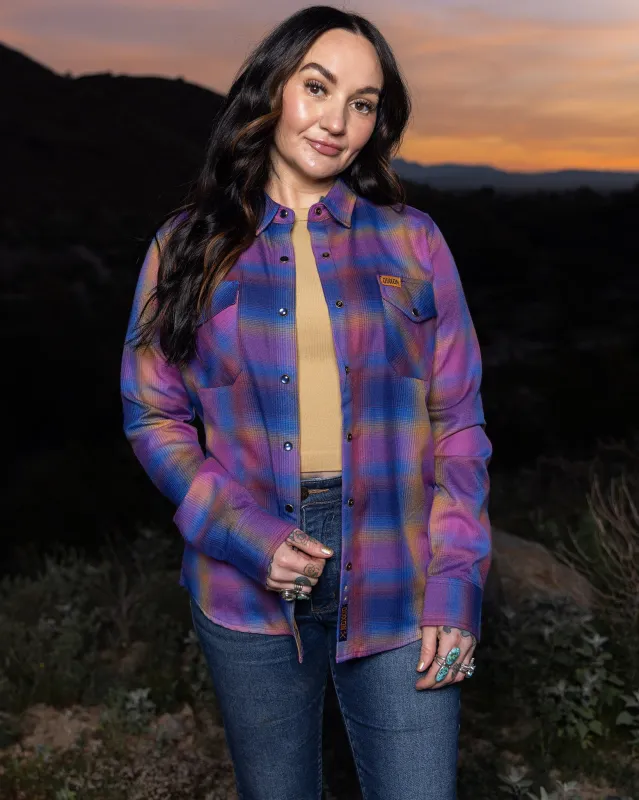 Women's Desert Mornings Flannel made by Dixxon