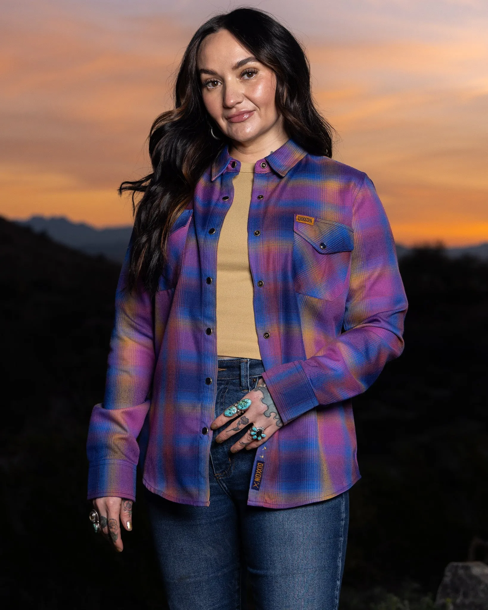 Women's Desert Mornings Flannel sold by Dixxon product image thumbnail 3
