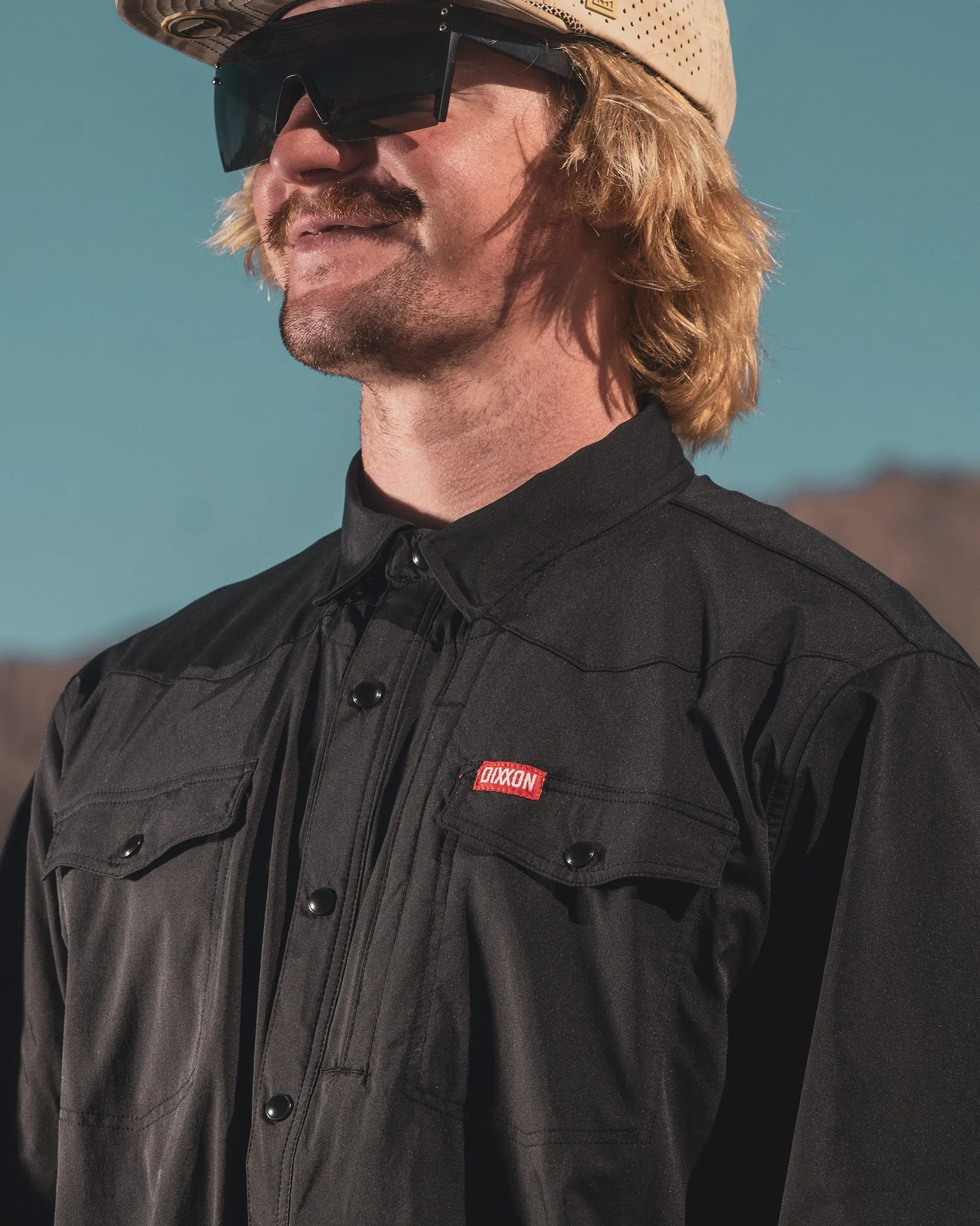 Outdoorsman Performance Long Sleeve - Black sold by Dixxon product image thumbnail 3