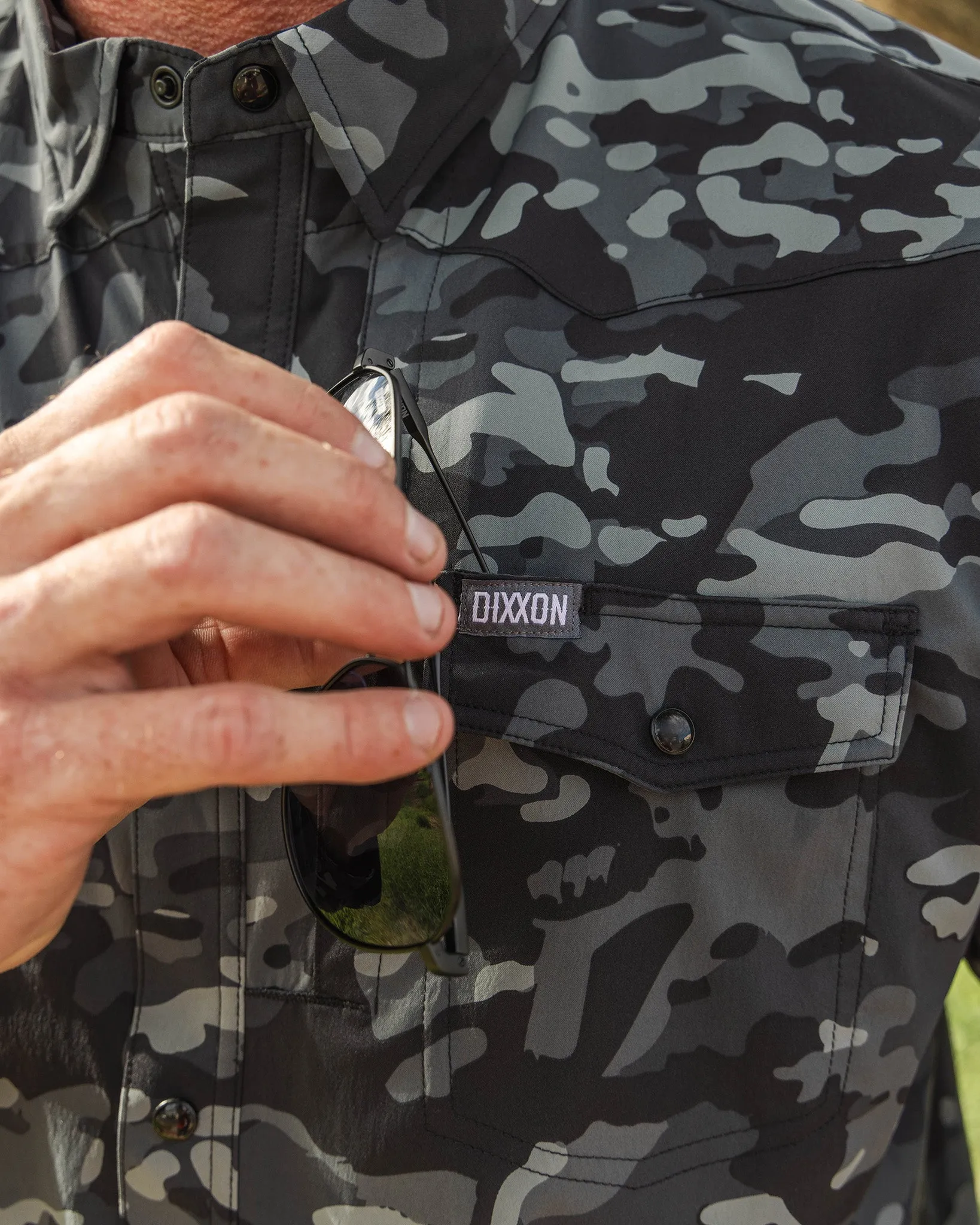 Outdoorsman Performance Long Sleeve - Black Camo sold by Dixxon product image thumbnail 5