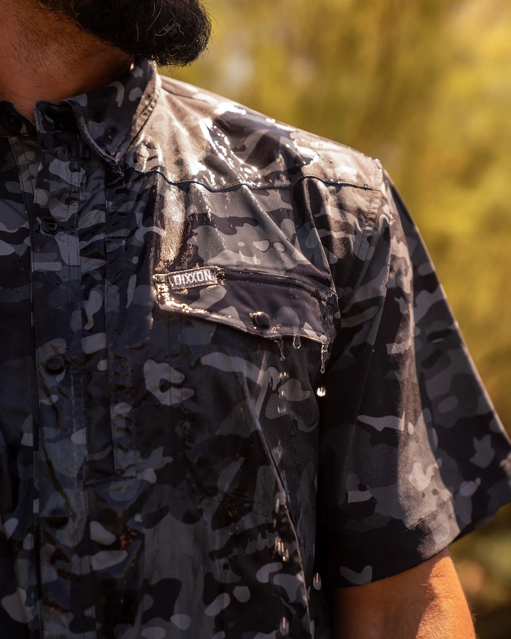 Outdoorsman Performance Short Sleeve - Black Camo sold by Dixxon product image thumbnail 4