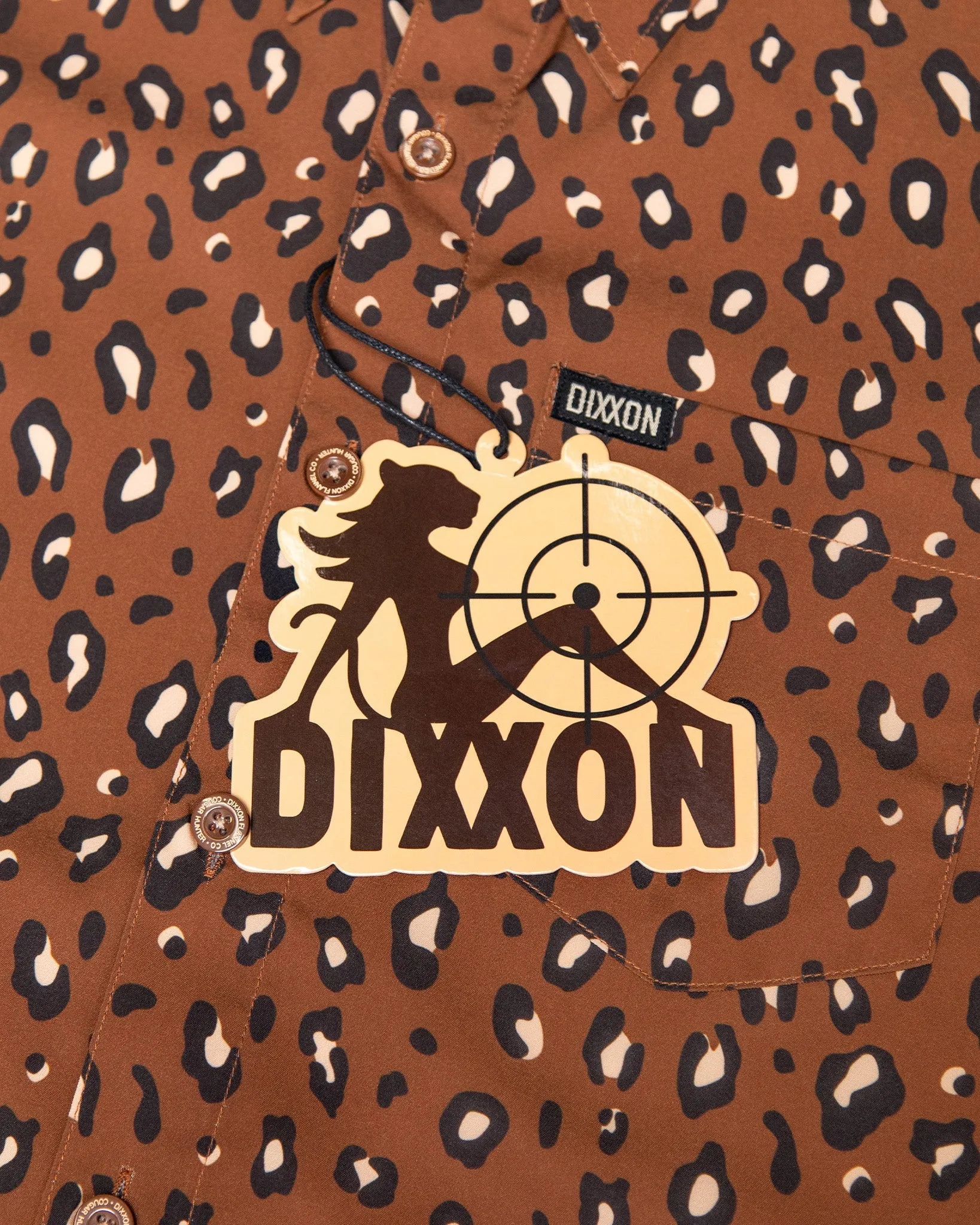 Women's Cougar Hunter Party Shirt - Brown sold by Dixxon product image thumbnail 4