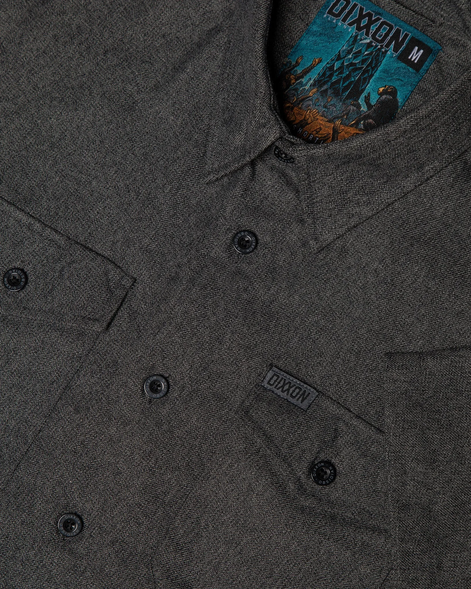 Women's Obsidian Short Sleeve Flannel sold by Dixxon product image thumbnail 4