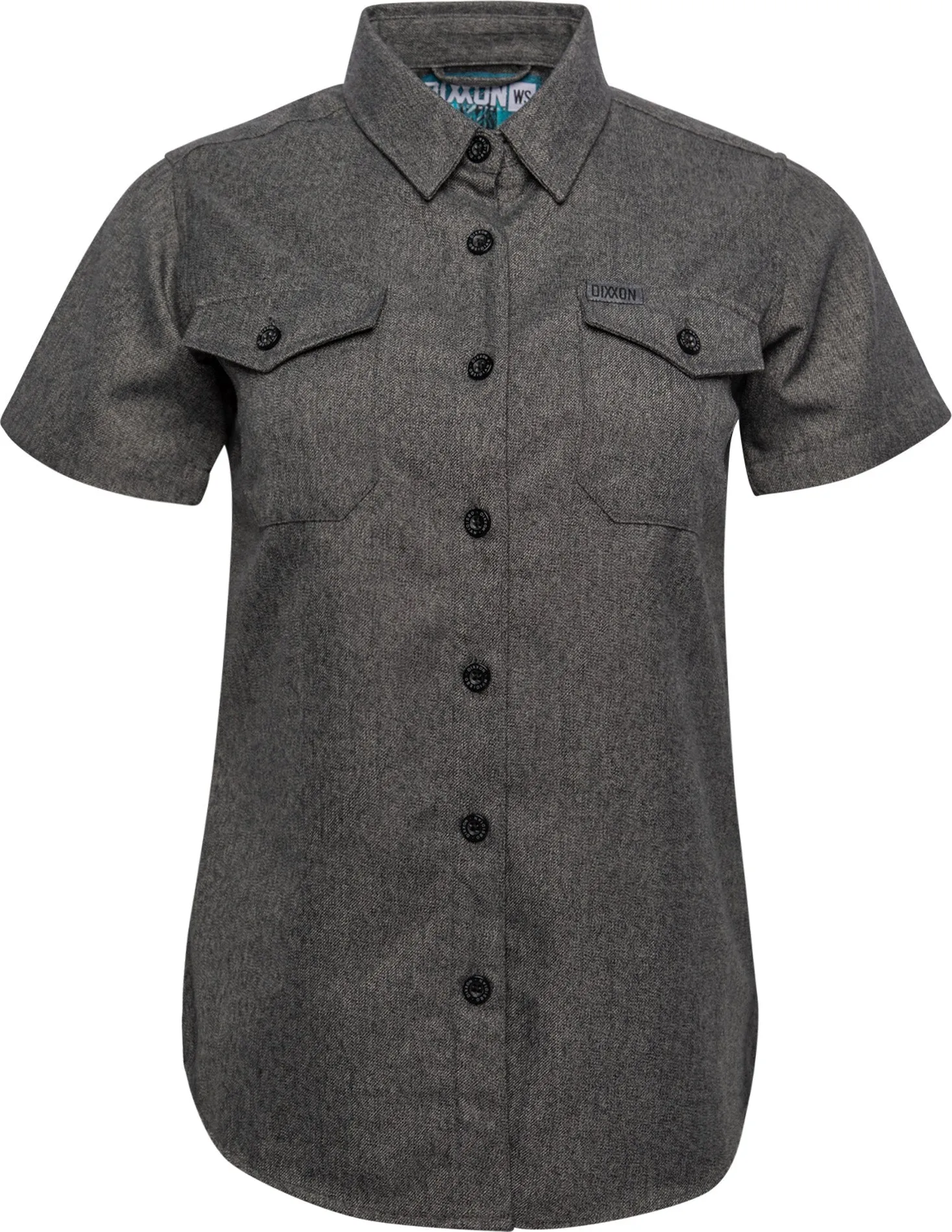 Women's Obsidian Short Sleeve Flannel sold by Dixxon product image thumbnail 2