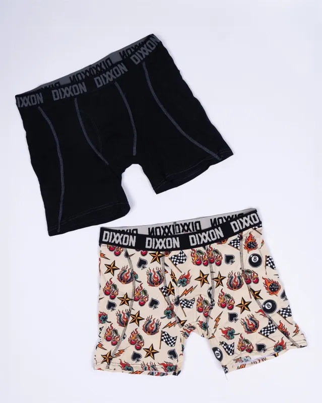1996 Cotton Stretch 2pk Boxer Briefs made by Dixxon