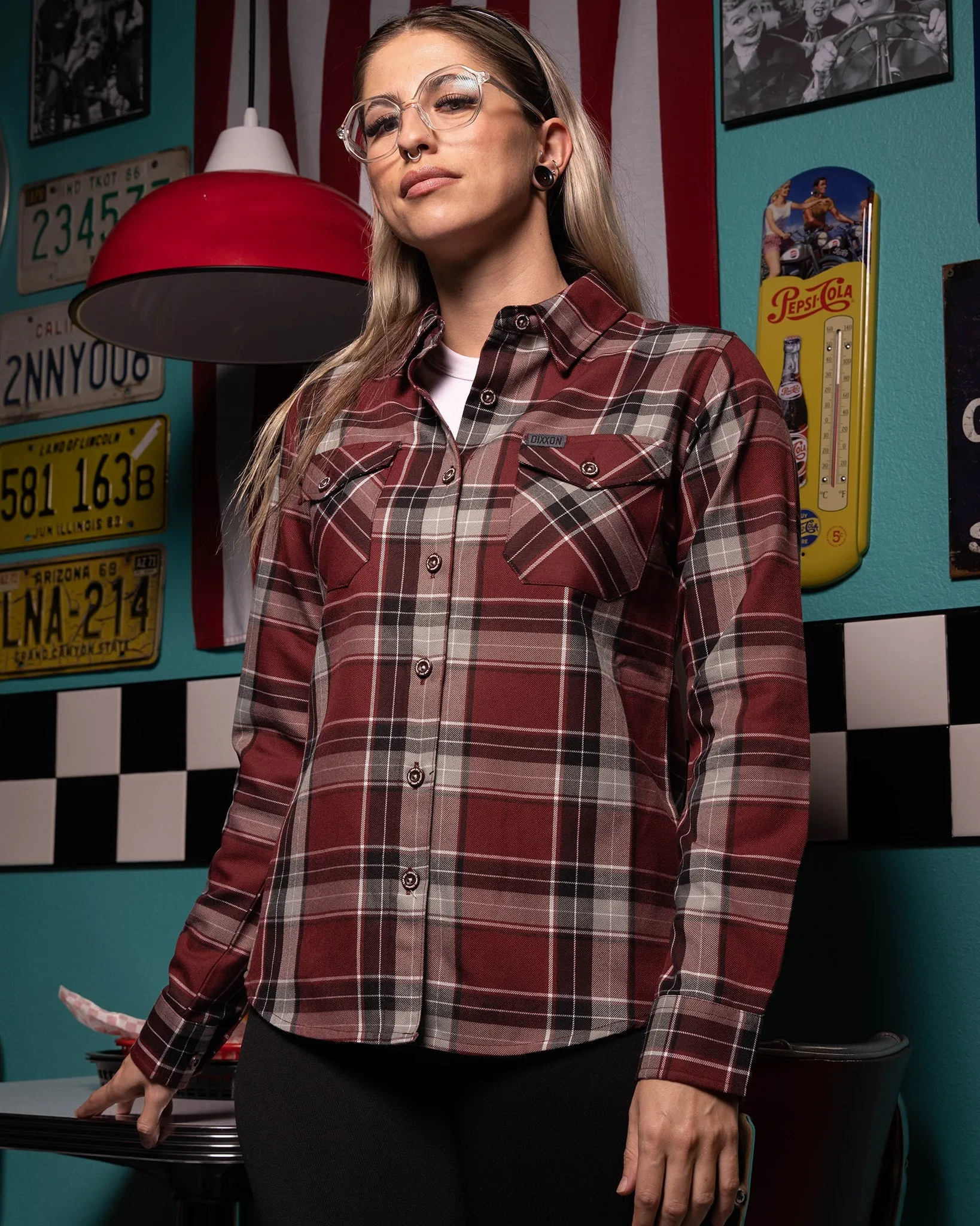 Women's The Meg Flannel sold by Dixxon