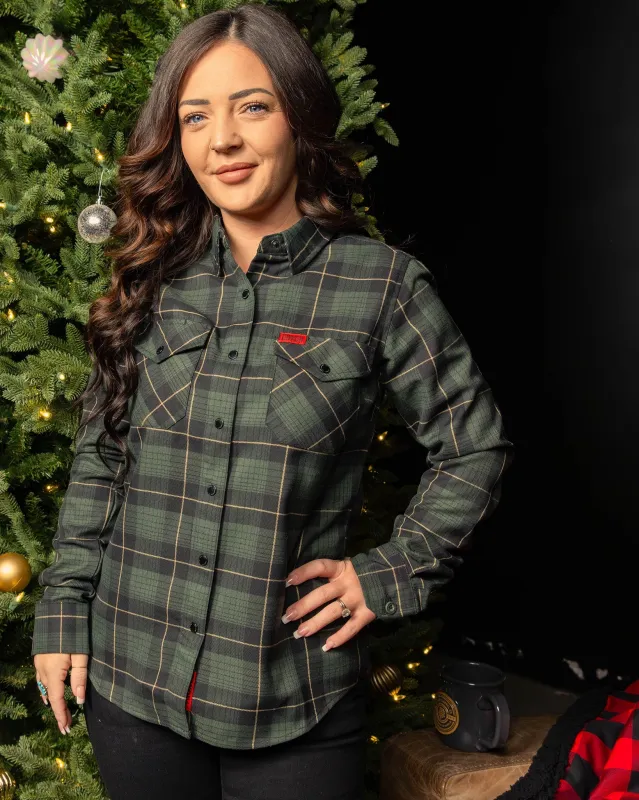 Women's Ornament Flannel made by Dixxon
