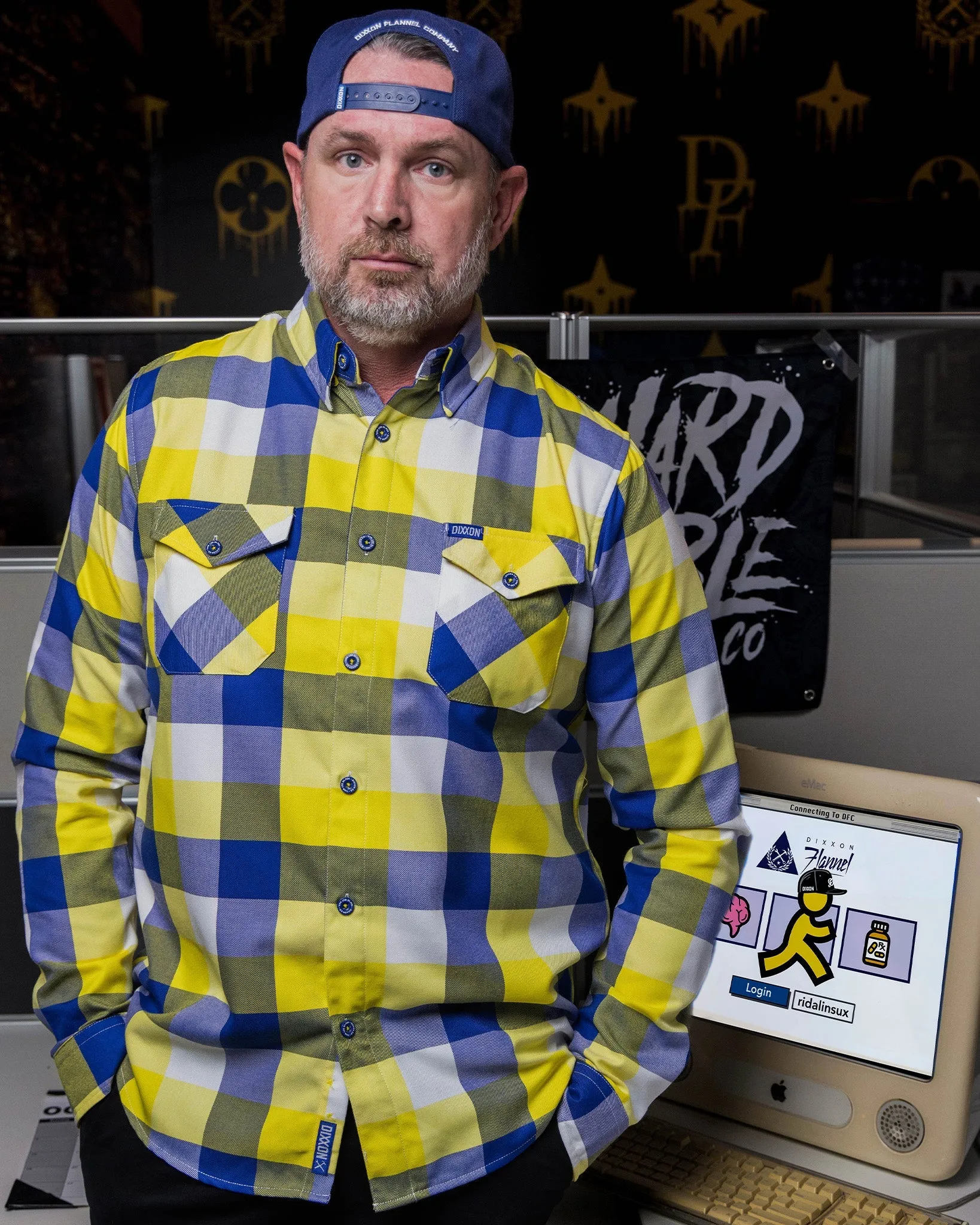 Welcome Flannel sold by Dixxon