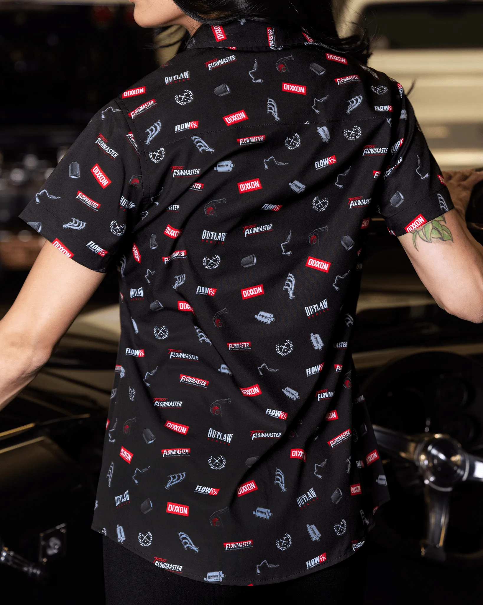 Women's Flowmaster Party Shirt sold by Dixxon product image thumbnail 3