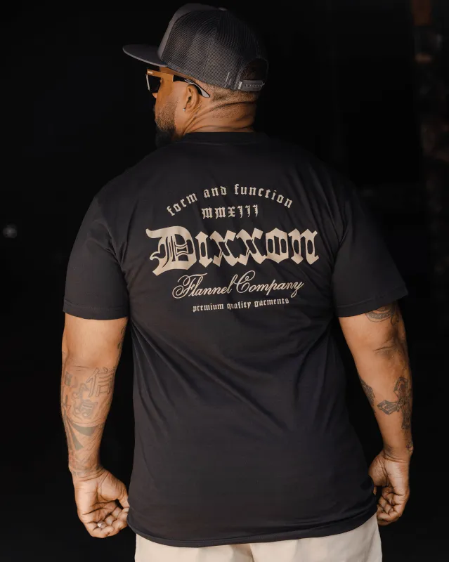 Gold Primo Quality T-Shirt - Black made by Dixxon