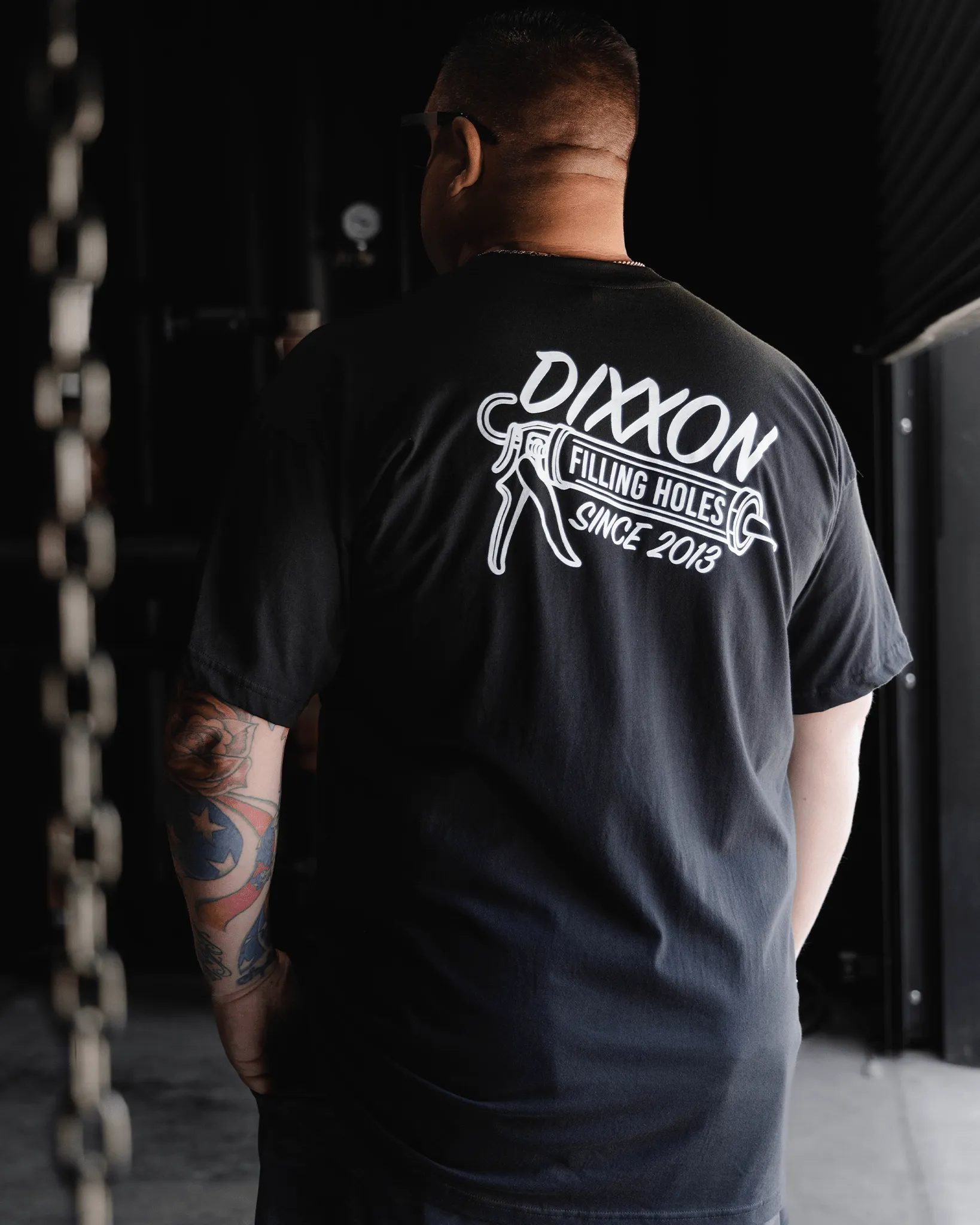 White Filler T-Shirt - Black sold by Dixxon product image thumbnail 2