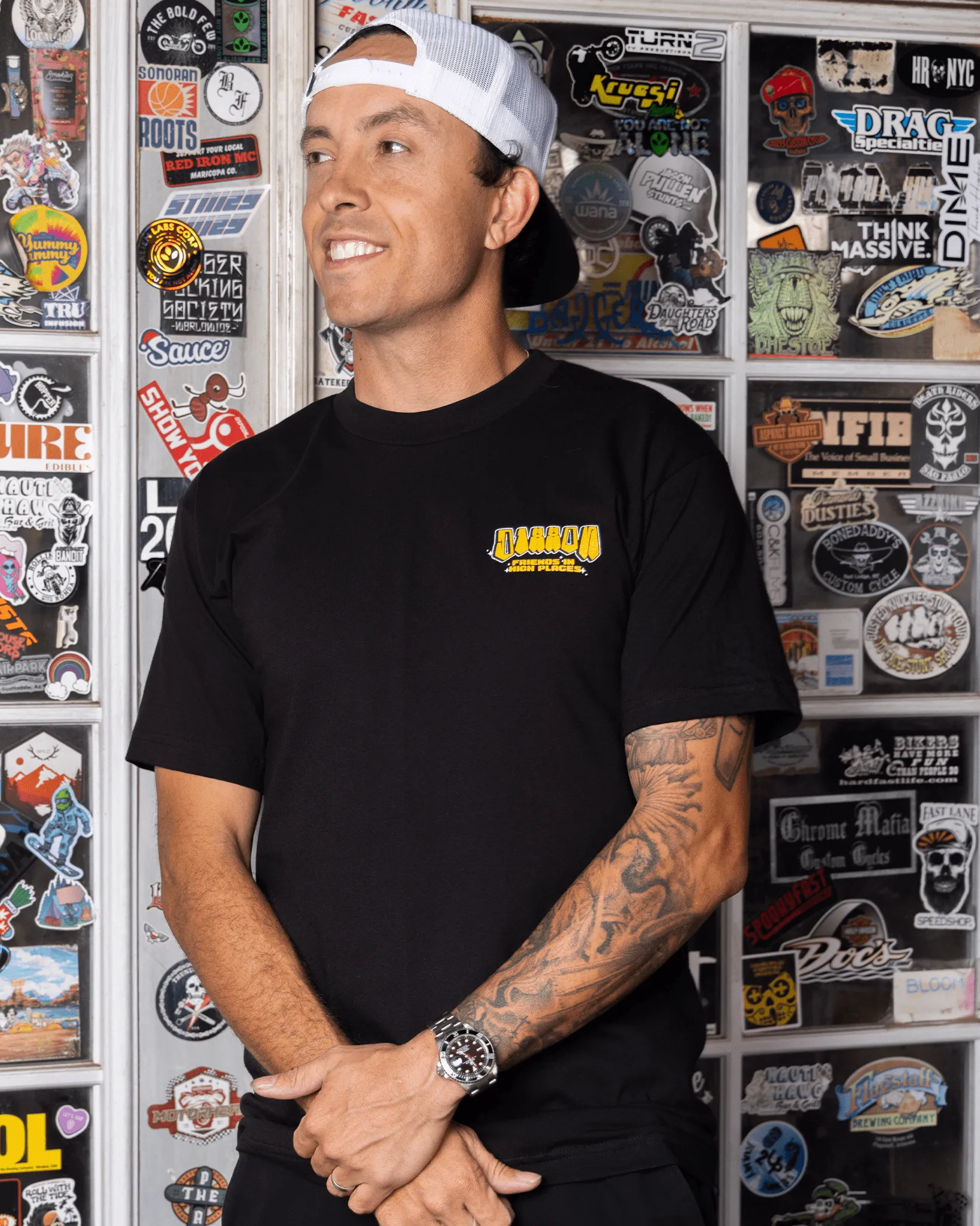 Friends In High Places T-Shirt - Black sold by Dixxon product image thumbnail 3