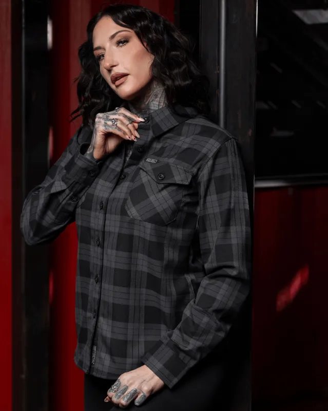 Women's Shadow Flannel made by Dixxon