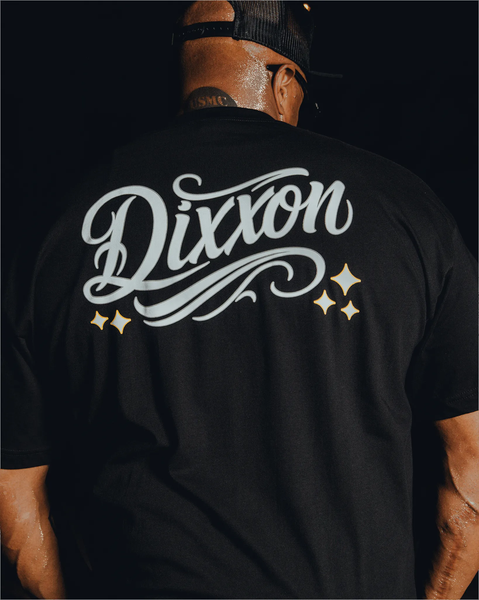 Script T-Shirt - Black sold by Dixxon product image thumbnail 2
