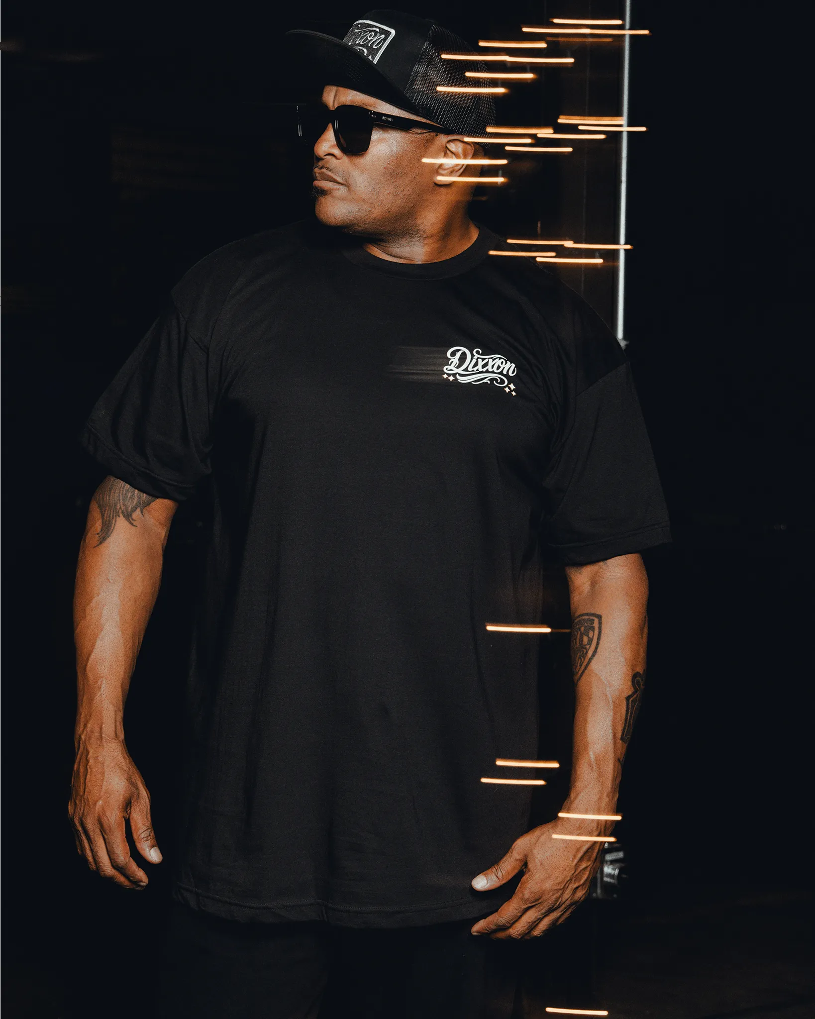 Script T-Shirt - Black sold by Dixxon product image thumbnail 3