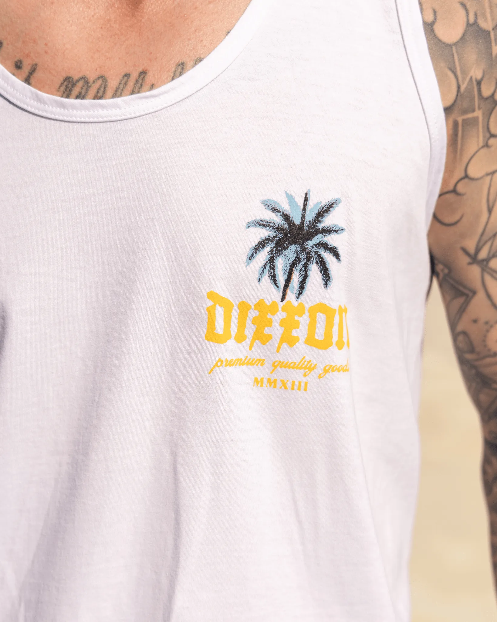 Palms Tank - White sold by Dixxon product image thumbnail 2