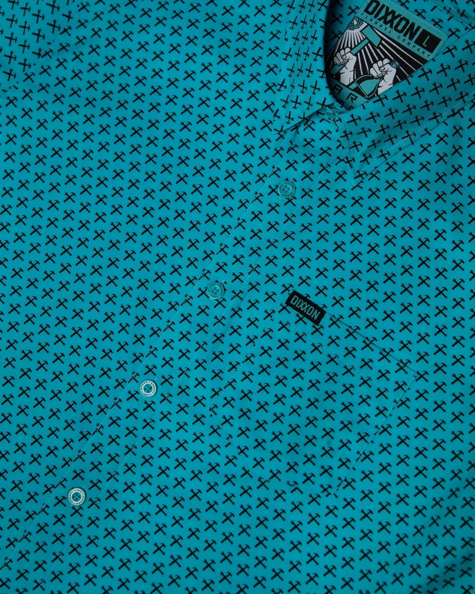 Party Hammers Party Shirt - Aqua sold by Dixxon