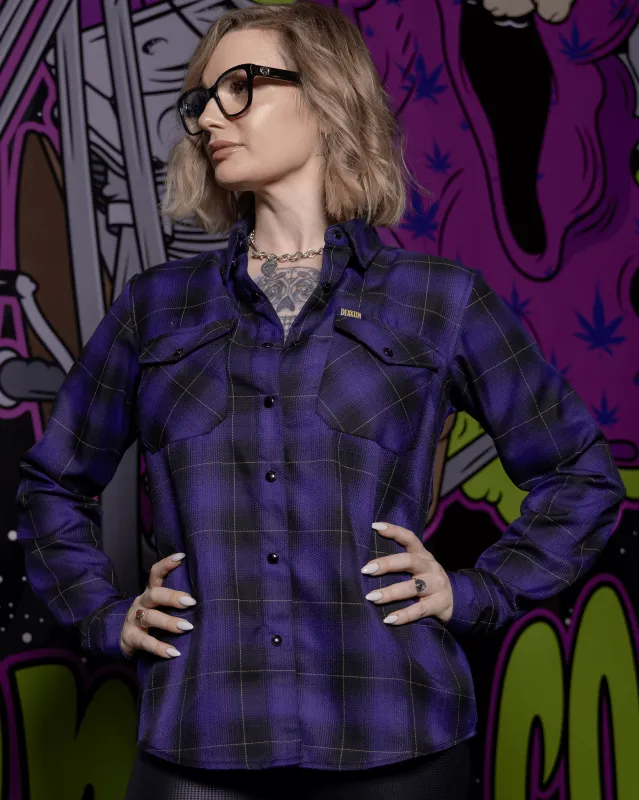 Women's Space Trippin' Flannel - Sturgis 2026 made by Dixxon