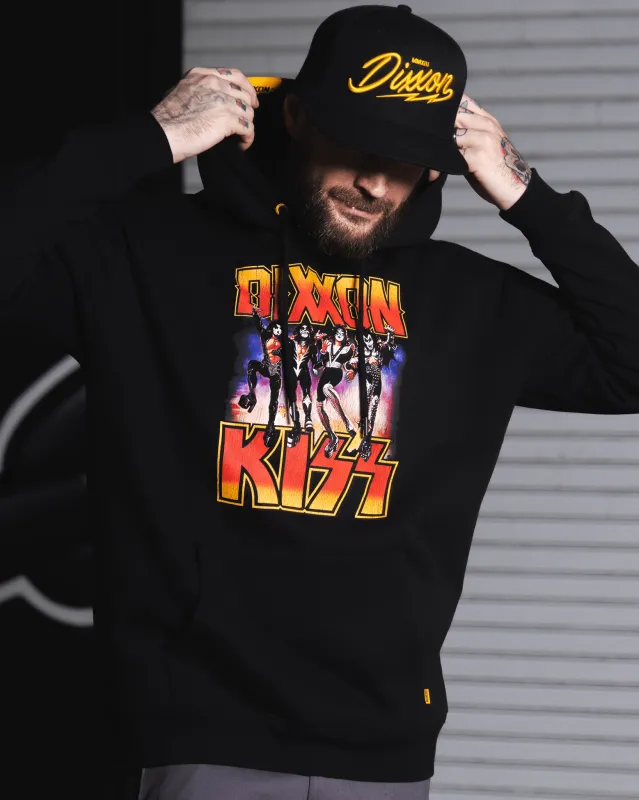 KISS Destroyer Pullover Hoodie - Black made by Dixxon