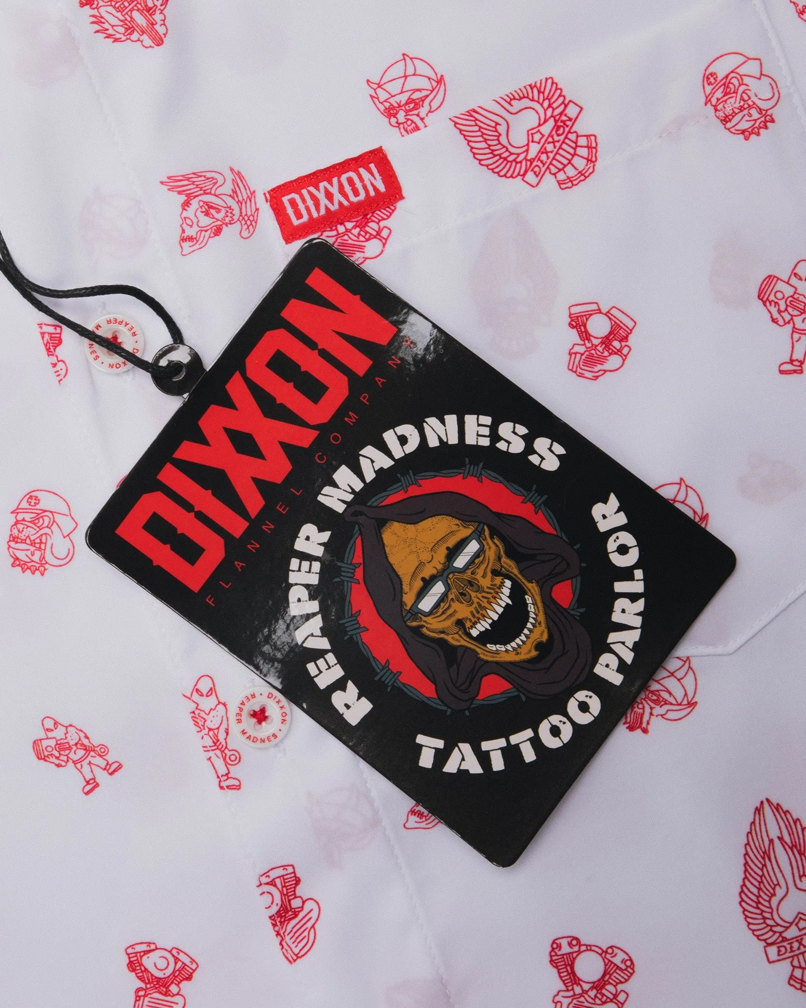 Women's Reaper Madness Party Shirt - Red sold by Dixxon product image thumbnail 5