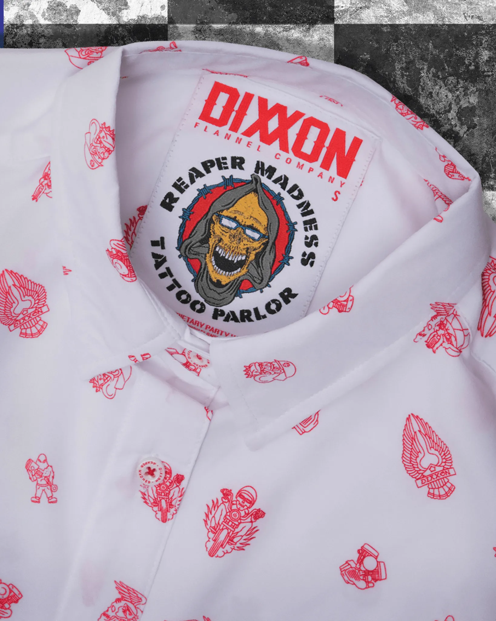 Women's Reaper Madness Party Shirt - Red sold by Dixxon product image thumbnail 3