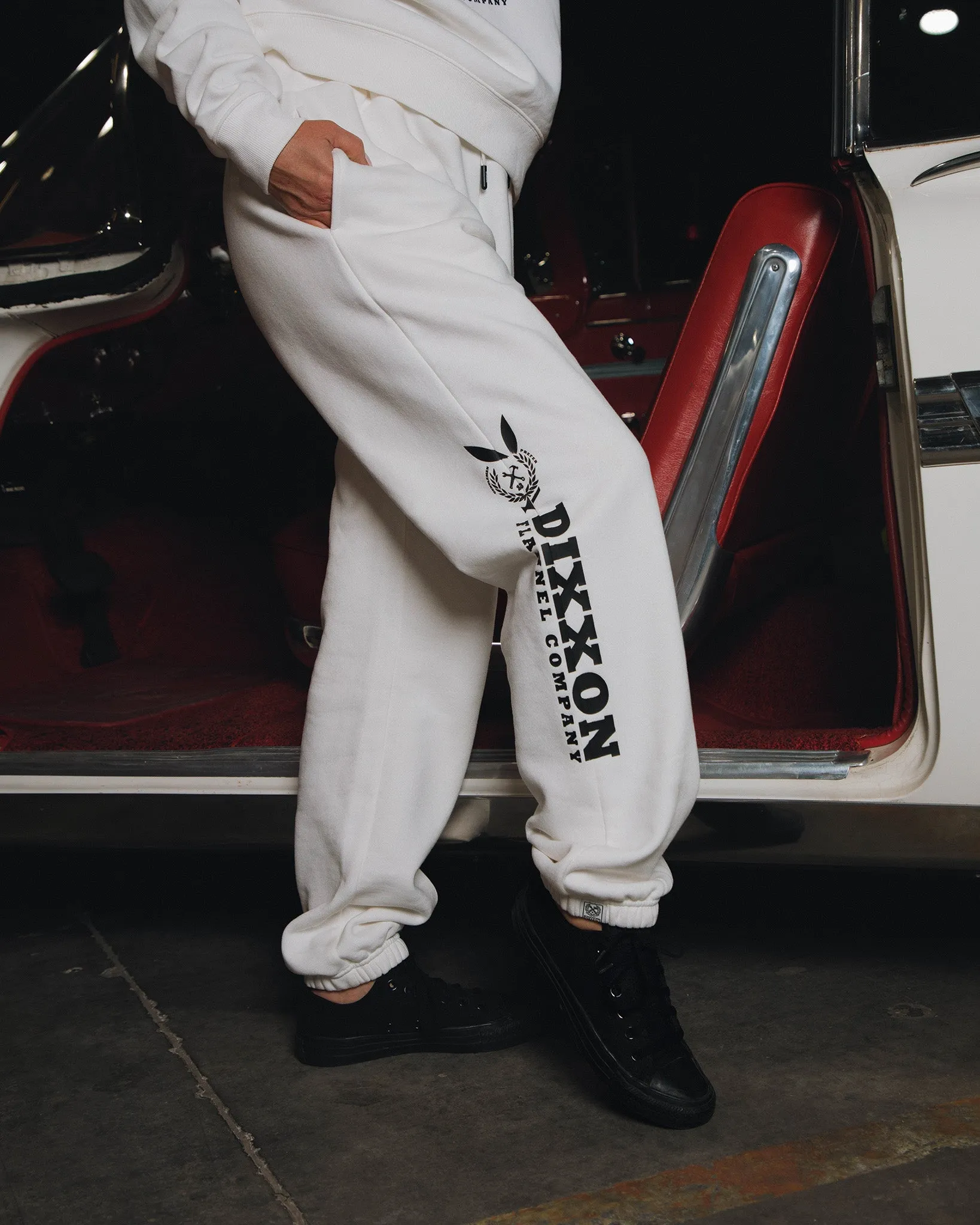 Women's Gent Sweatpants - White sold by Dixxon product image thumbnail 3