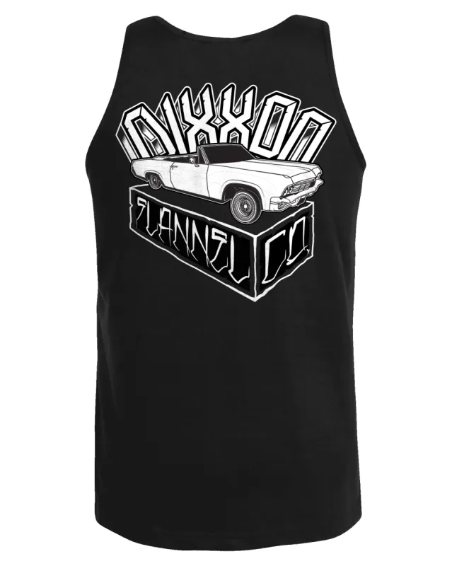 White Block Tank - Black sold by Dixxon