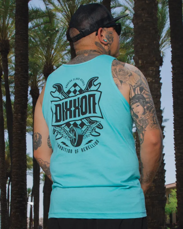 Tradition of Rebellion Tank - Tiffany sold by Dixxon