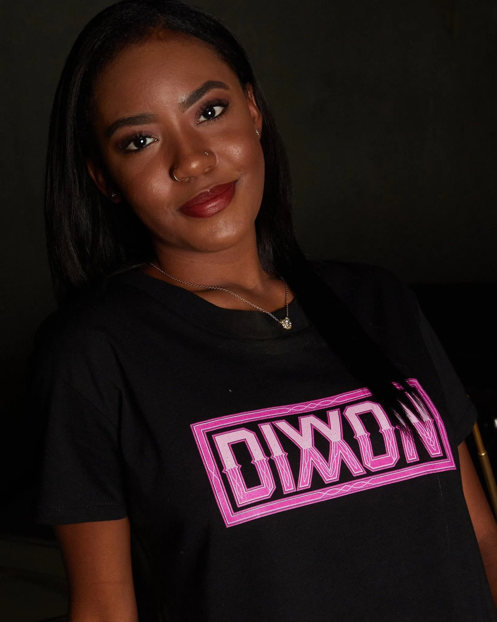 Women's Pinstripe Crop Top - Pink sold by Dixxon product image thumbnail 3