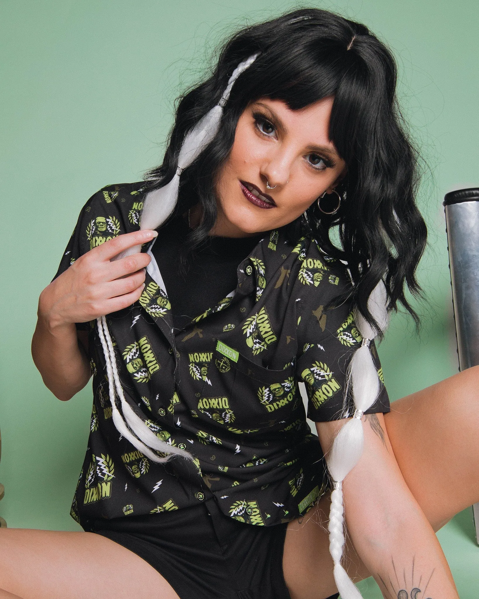 Women's Frankenstein Party Shirt sold by Dixxon