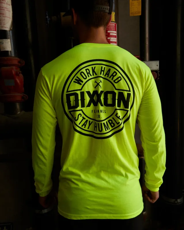 Corpo Hi Vis Long Sleeve T-Shirt - Yellow sold by Dixxon