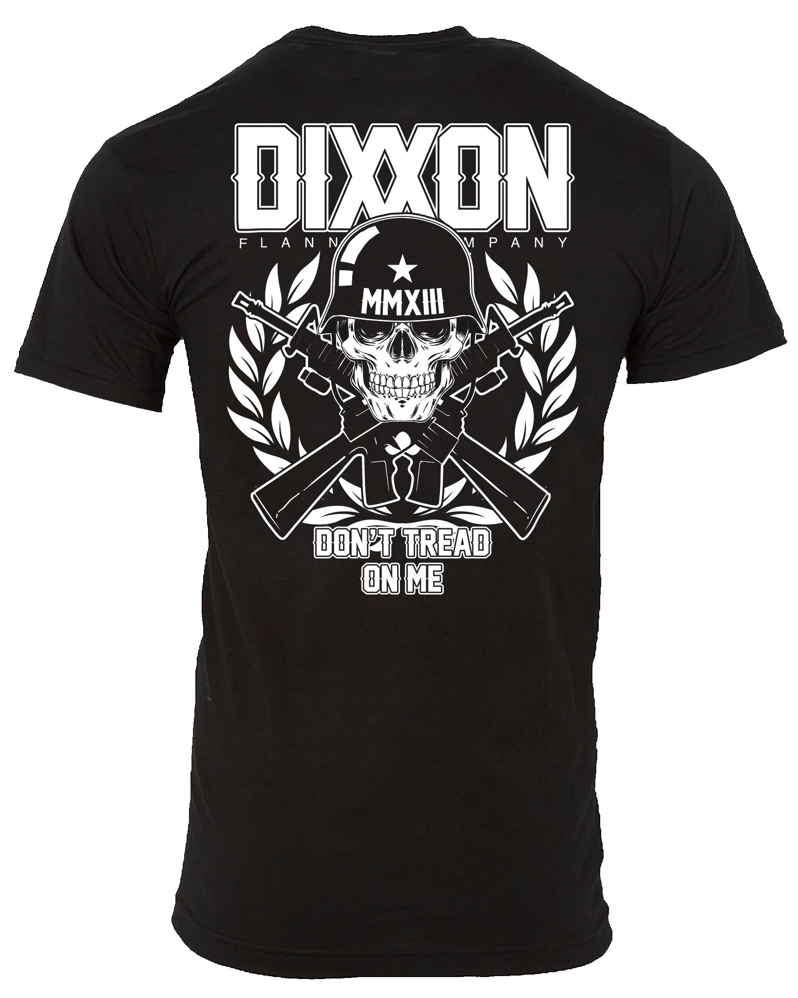 Don't Tread on Me T-Shirt - Black sold by Dixxon