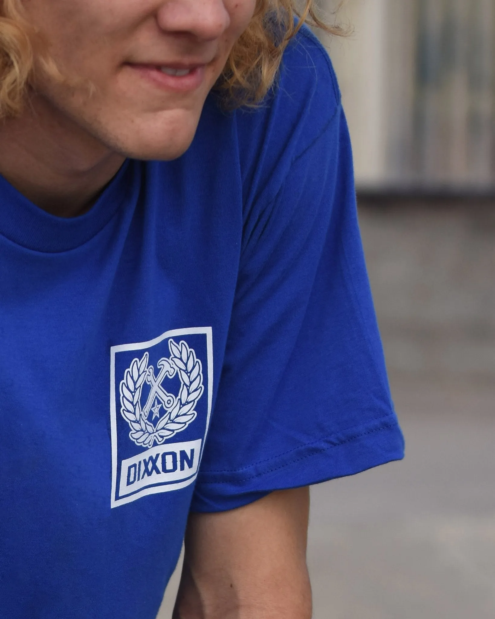 Box Crest T-Shirt - Blue & White sold by Dixxon product image thumbnail 4