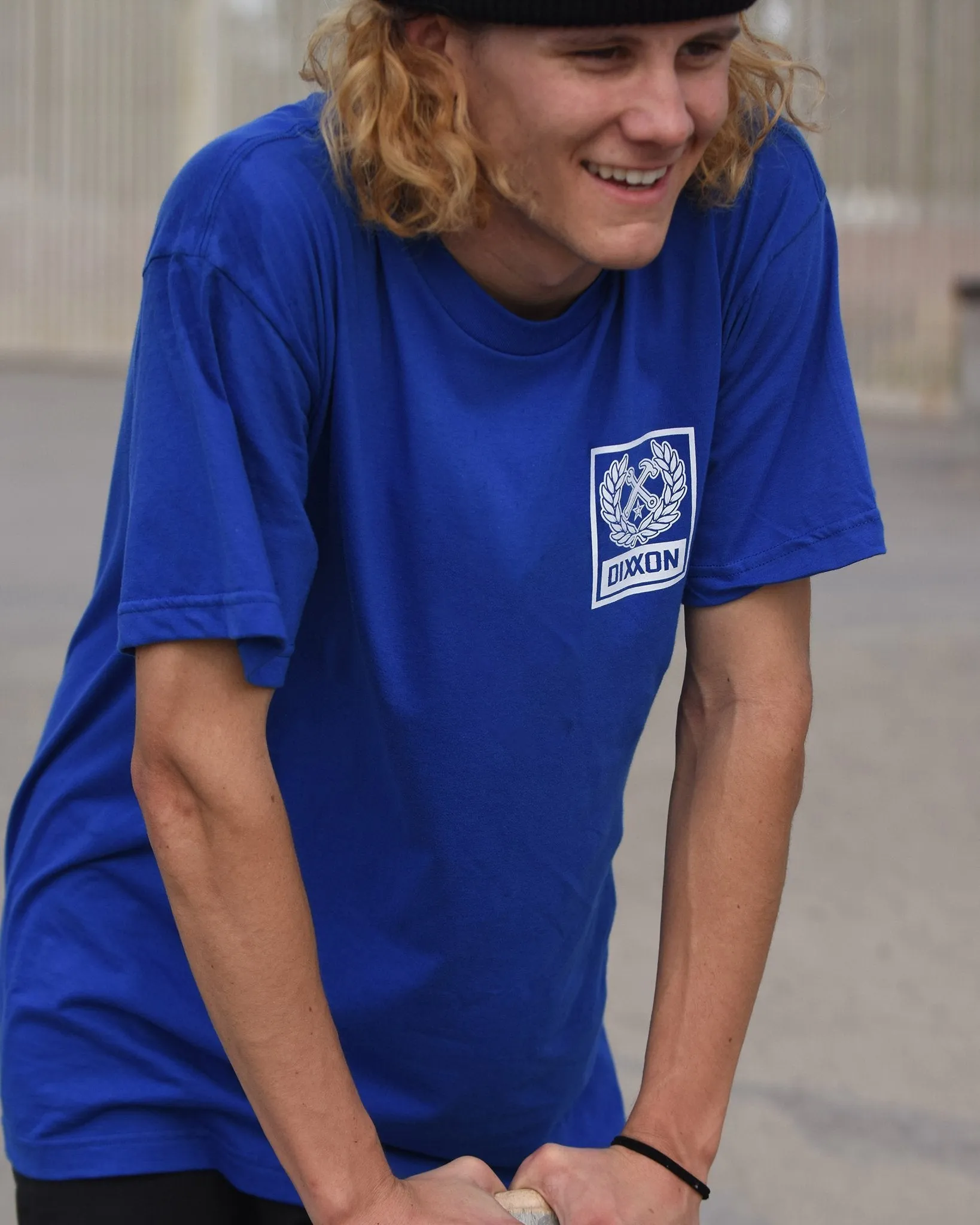 Box Crest T-Shirt - Blue & White sold by Dixxon product image thumbnail 5