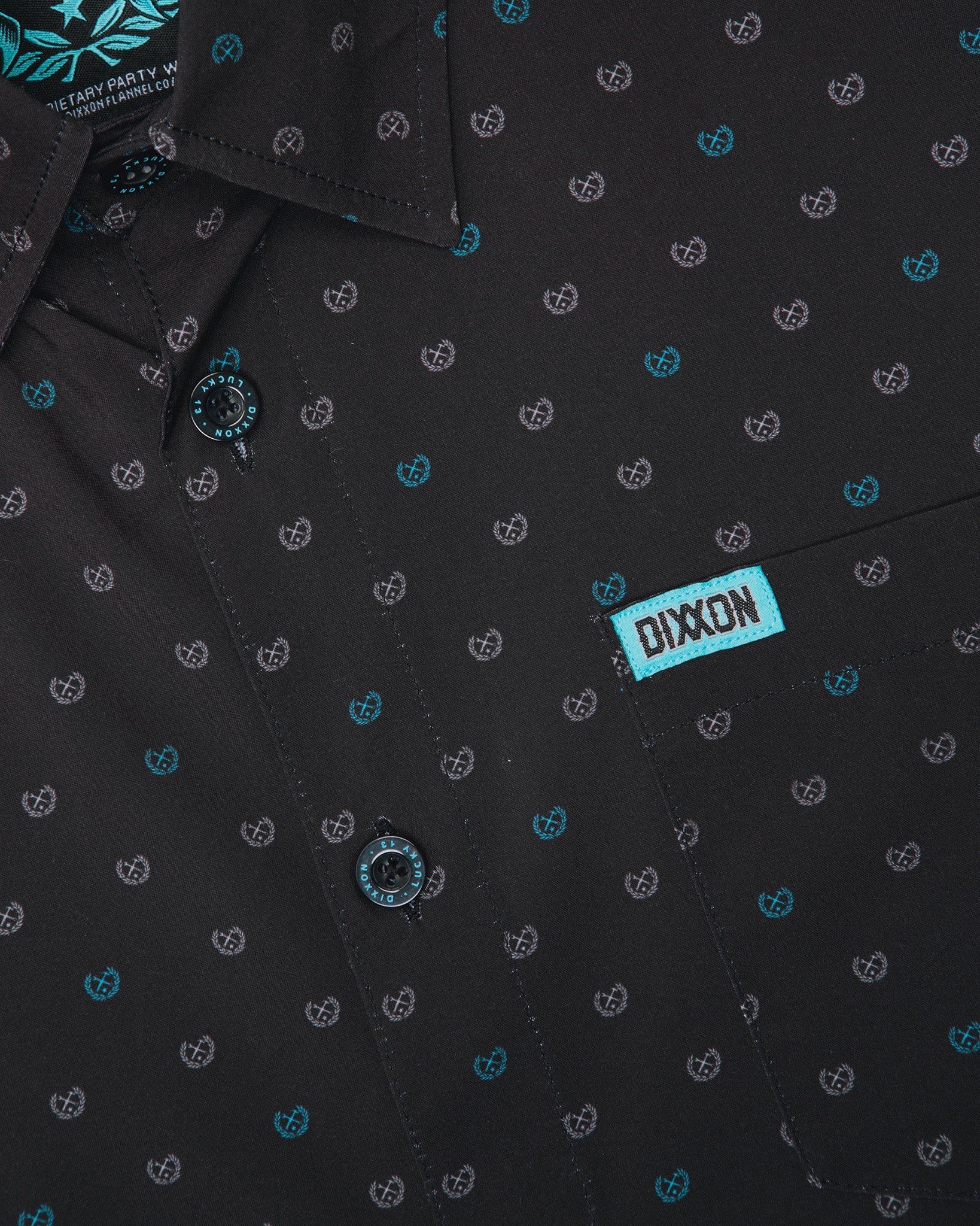 Brochacho Short Sleeve - Black & Tiffany sold by Dixxon product image thumbnail 4
