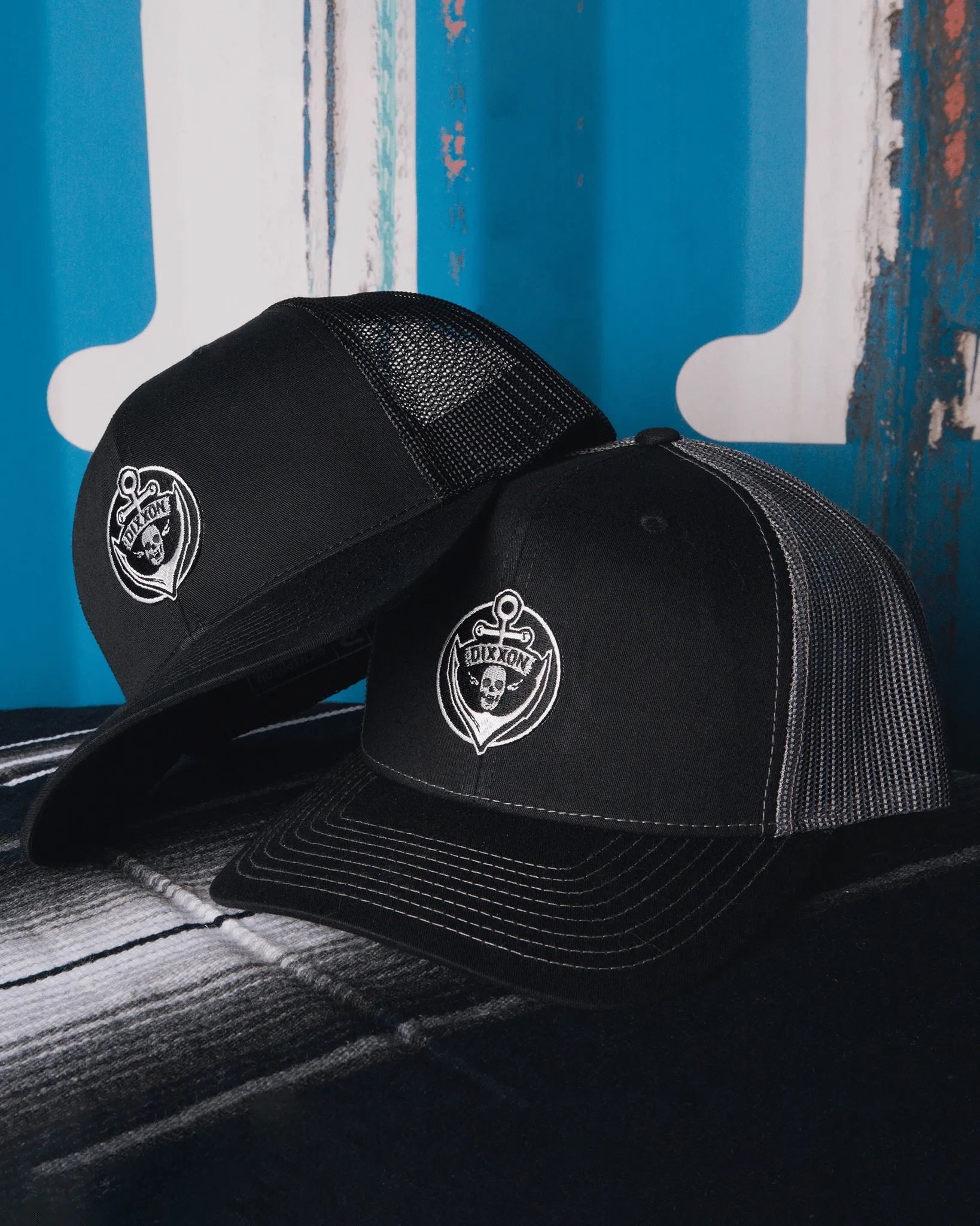 Anchor Curved Bill Trucker Snapback sold by Dixxon