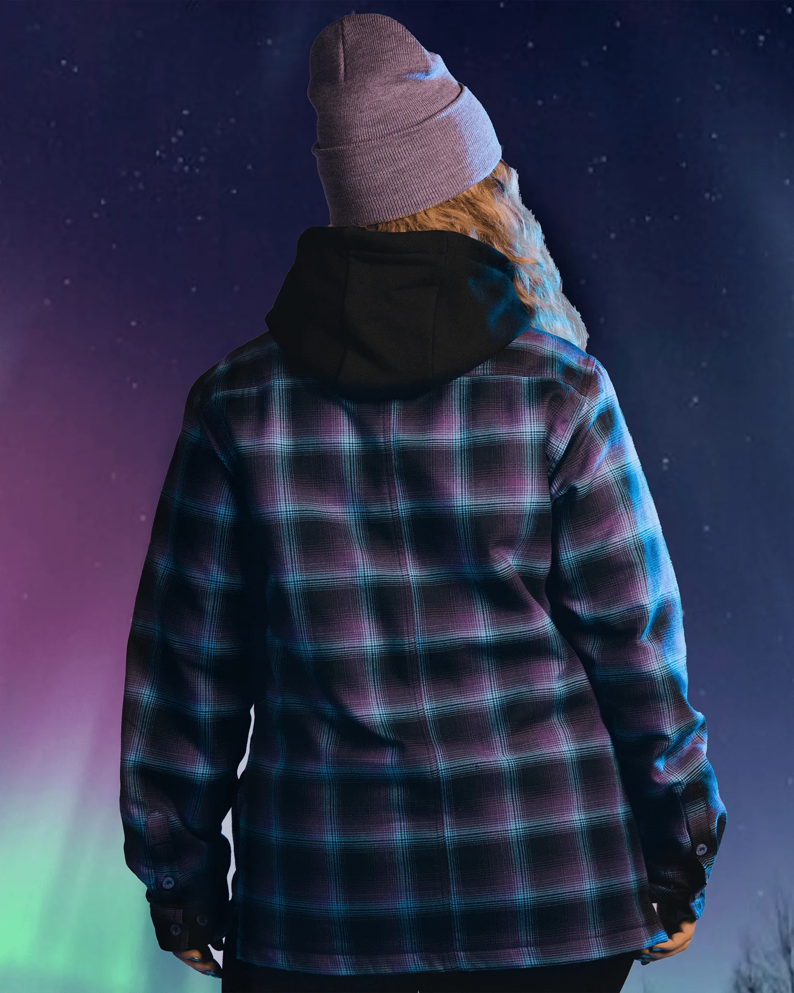 Women's Mystic Hooded Flannel sold by Dixxon product image thumbnail 3