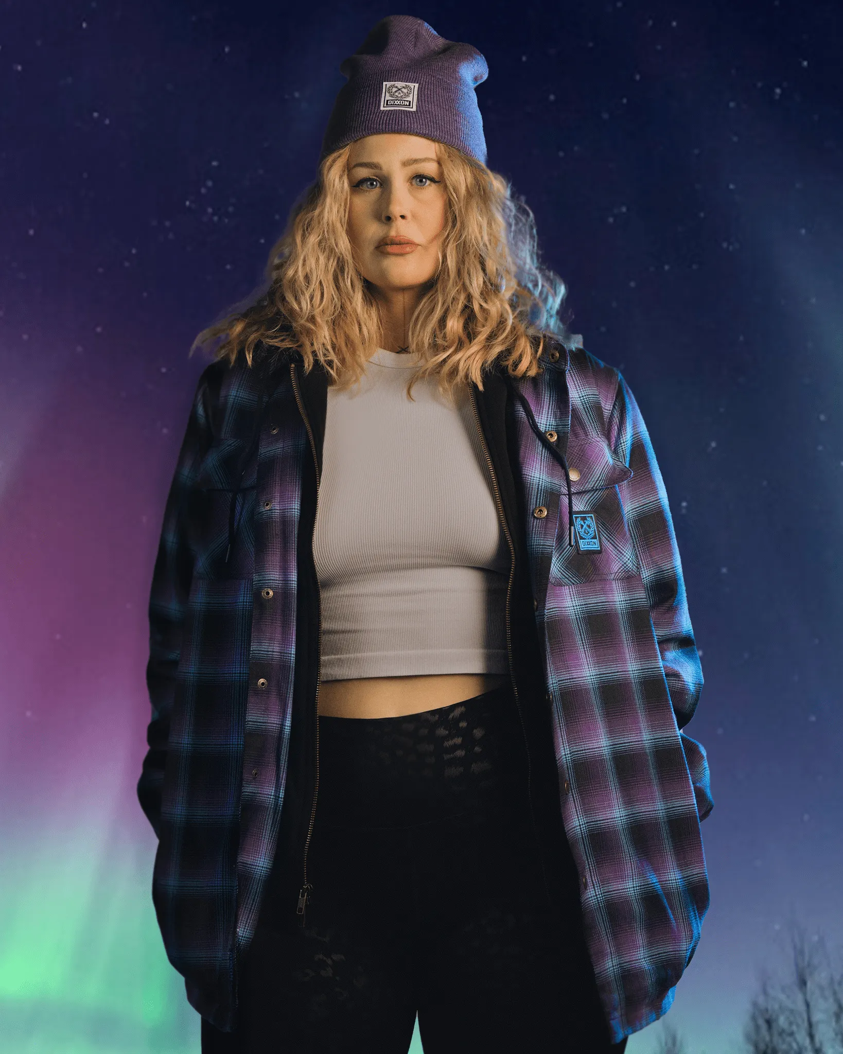 Women's Mystic Hooded Flannel sold by Dixxon